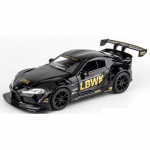 1/22 Lydinio Modelis Automobilis Miniatiūrinis Toyota Supra Lenktyninis Metalinis Sportinis Automobilis Metalinis Kolekcinis Vaikams Vaikų Dovanos Kar&scaron;tas Žaislas Berniukams juoda