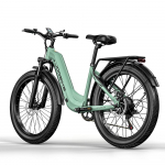 KAKABIKE K500 suaugusiųjų elektrinis dviratis 1000 W variklis 48 V 17,5 AH Integruotas akumuliatorinis alyvos stabdys 26 colių riebios padangos elektroninis dviratis, tinkamas miesto kalnų vietovėms 1000W JOO1