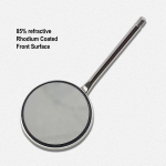 Dental Front Surface Mouth Mirror Reflector 85% or 99.2% ultra definition with Rohdium or special Material coated Autoclavable 1 pc head 85 PCT