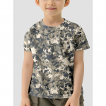 Vaiki&scaron;ki drabužiai mar&scaron;kinėliai su kamufliažu, kūdikių berniukų mar&scaron;kinėliai, kūdikių vasariniai drabužiai, kūdikių trumpomis rankovėmis, vaiki&scaron;ki mar&scaron;kinėliai 100cm