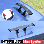 Universalus Mini Spoileris Automobilio Galinis Dekoratyvinis Spoileris Sparnas Juodas Anglies Pluo&scaron;to Automobilio Mažas Galinis Sparnas Mini Galinis Spoileris Įrankiai CHINA