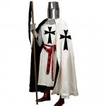 Vyri&scaron;kas viduramžių apsiaustas ir tamplierių tunika, riterio kostiumas, Helovinui, medvilninis apsiaustas su gobtuvu, rankų darbo viduramžių suknelė, renesanso stiliaus, LAPR SCA L juoda