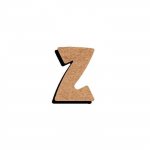 Lettre en bois - LE GEANT DE LA FETE - 15 cm - Beige - Adulte - Mixte