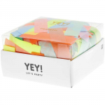 Confettis multicolores rectangulaires 6 x 1,5 cm
