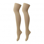1 Pair Compression Stockings Women Men Thigh High Closed Toe 20-30 MmHg Graduated Support Compression Socks S