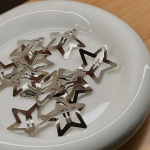50/40/30/20/10 vnt. Silver Star BB Plaukų segtukai Merginos Y2K Mielos Star Barrettes Moteri&scaron;kos paprastos metalinės segtuko galvos apdangalas plaukams papuo&scaron;alų aksesuarai 10 pcs