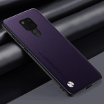 Prabangus PU odinis telefono dėklas, skirtas Huawei Mate 20 Pro 20X, galinis dangtelis, silikoninis apsauginis dėklas, skirtas Huawei Mate 20 X 20Pro Mate20 Mate 20 violetinė