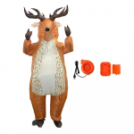 Pripučiamas briedžio kostiumas, Karnavalo &scaron;ventės Cosplay kostiumas 150-190cm ruda