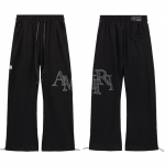 5873 Amiri džemperis su flokuotu raidžių logotipu, auk&scaron;tos kokybės, hiphopo stiliaus, laisvas, unisex, itin didelis, mados prekės ženklo puloveris su gobtuvu, komplektas XL