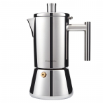 Itali&scaron;kas nerūdijančio plieno Moka kavinukas espreso virimui indukcinėms kaitlentėms 200ml (4 cups)