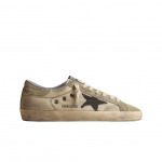 Golden Goose Superstar Nailoninis Juodas Žvaigždėtas Ekraniniu Spaudu Suede Kulno Juostelė Kedas 41