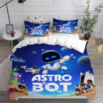 ASTRO BOT Patalynės komplektai Lovos užtiesalas Antklodė Antklodės užvalkalas Pagalvės užvalkalas 2-3 dalių komplektai Vaikų Suaugusiųjų Miegamojo Dekoravimas Vaikų Dovanos AU Single 140x210cm