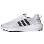 adidas Swift Run 22 Balti Pilki Unisex Sportbačiai Debesies Baltumo Pagrindinės Juodos Spalvos Pilkai-Vienos Spalvos GY3047 45⅓ white