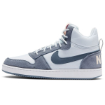 Nike Court Borough Mid Premium Pure Platinum Moteri&scaron;ki sportbačiai Pilki Armory-Blue 844907-005 36