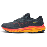 Mizuno Wave Rider 27 Turbulence Cayenne Citrus Vyri&scaron;ki sportbačiai Pilki J1GC230351 46
