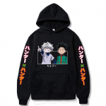 Hunter X Hunter Japan Anime Vyri&scaron;ki Moteri&scaron;ki megztiniai Harajuku Gon Killua Print Plus Size Unisex Rudens žiemos gatvės apranga XXXL