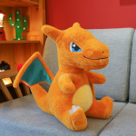 Ugnimi kvėpuojantis drakonas pliu&scaron;inis žaislas mažas ugnies drakonas lėlė Pok&eacute;mono papildomas žaislas vaiki&scaron;ka dovana traukimo ma&scaron;inos lėlė 35 cm 0.45kg orange