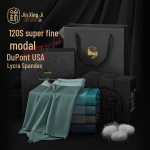 Jinxingji Men's 120S Zero-Feel Modal Silk Crotch Boxer Briefs 2XL