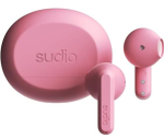 SUDIO A3 belaidės ausinės su mikrofonu, suderinamos su iOS ir Android (Kramtomosios gumos rožinė) Į ausis (Bluetooth 5.4 / / / Atsparus vandeniui) C tipas