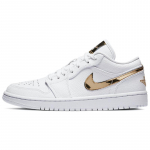 Air Jordan 1 Retro Low 'White Metallic Gold' Moteri&scaron;ki Jordan CZ4776-100 36.5
