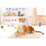 30-120CM Didelis Juodas Leopardas Pantera Geltonas Baltas Tigras Pliu&scaron;iniai Žaislai I&scaron;kam&scaron;a Pagalvė Lėlė Vaikams 30cm