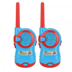 2 pakuotės vaikams skirtos racijos, mini animaciniai filmukai, ne&scaron;iojami vaikams žaislai Linksmi elektroniniai dvipusiai radijo imtuvai