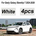 Skirta Geely Galaxy Starship 7 EM-i Priedams 2024-2026 4 VNT Dažyti Priekiniai Purvasaugiai Purvo Atmu&scaron;alai Sparnų Praplatinimai Automobilio Priedai balta