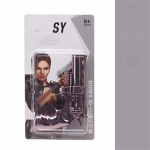 1:3 Mini metalo lydinio žaislinio ginklo modeliai MP7 M10 Revolveris Pistoletas Žaislas Mink&scaron;tas &scaron;ovinio &scaron;audymas Žaislinis automatinis pistoletas gray
