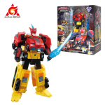 Quantum Heroes Dinoster 2-IN-1 Stego Blast Wing Transformuojamas i&scaron; automobilio į robotą Veiksmo figūrėlė Anime Deformuojamas Vaikų žaislai Dovana black