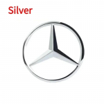 Automobilio lipdukas Naujas 2025 Mercedes Benz Automobilio variklio dangčiui Priekinis chromuotas logotipas Variklio dangčio žymėjimas Žvaigždė Variklio dangčio ženklelis Emblema Bagažinės lipdukas Merced