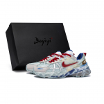 Nike V2K Run Atsparūs trinčiai Kvėpuojantys žemi Bėgimo bateliai Moteri&scaron;ki Mėlyni HF5724-061(Team80-S-BOX) 38.5