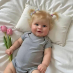 50cm Reborn mergaitė kūdikis mink&scaron;to silikono tikrovi&scaron;ka lėlė Naujagimio lėlė dovana baby