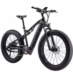 2026 naujas suaugusiųjų elektrinis kalnų dviratis GS9 Plus1000W 4.0 storos padangos 26 colių kalnų sniego e-bike 48V 17Ah 1000W 48V 17AH juoda