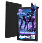 10,1 colio Android 15 plan&scaron;etė 20 GB RAM 64 GB ROM a&scaron;tuonių branduolių 5000 mAh veido ID juoda