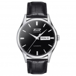 TISSOT Nostalgi&scaron;ka Klasikinė Serija Automatinis Mechaninis Ciferblatas 30 Metrų Juodas Ciferblatas 316L Nerūdijančio Plieno Korpusas Odinis Dirželis T019.430.16.051.01 40mm juoda
