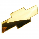 240x85mm Chevrolet Silverado Tahoe Suburban priekinių grotelių emblema su &bdquo;Bow Tie&ldquo; ženklu OEM NIP 12335633 jt2 auksas