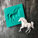 Silikoninė formelė Horse silikoninė forma fondant torto forma &bdquo;pasidaryk pats&ldquo; mink&scaron;tų saldainių formelių &scaron;okolado kepimo reikmenys