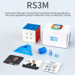 Moyu Rs2m Rs3 M Rs4 M Magnetinis 2x2 Magic Cube 3x3 Meilong dėlionės greičio kubeliai Magico Cubo profesionalūs mokomieji žaislai vaikams