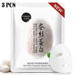 1/3/5 vnt Silk Protein Odą atjauninanti veido kaukė Giliai drėkinanti ir drėkinanti aliejus kontroliuojantis susitraukiančias poras Odos priežiūros produktai vyrams ir moterims 3pcs