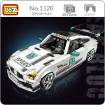 LOZ 1128 transporto priemonės modelio mados sportinis lenktyninis automobilis 1:18 mastelio 3D &bdquo;pasidaryk pats&ldquo;, 1672 vnt., mini blokeliai, plytos, statybinis žaislas be dėžutės