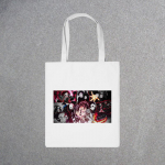 Demon Slayer Japonijos anime mados drobinis krep&scaron;ys Harajuku Goth Top Didelės talpos Moteri&scaron;ki krep&scaron;iai Vintažinė rankinė Balta pečių krep&scaron;ys 24*26cm