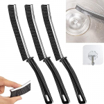 Kietų &scaron;erių ply&scaron;ių valymo &scaron;epetys, skiedinio valiklio &scaron;veitimo &scaron;epetys gilios plytelių jungtys, standūs kampiniai &scaron;ereliai vonioms, virtuvėms (3 vnt) 3pcs