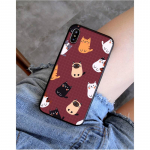Cartoon Cut Cat mink&scaron;tas telefono dangtelis, skirtas iPhone 11 12 13 Mini Pro Max X XS MAX 6 6s 7 8 plus 5 5S 5SE XR SE2020 iphone 5 5s Se