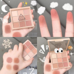 9 spalvų All Matte Eyeshadow Palette Eyeshadow Primer vandeniui atspari blizgučiai Nude Eye Pigment Matte Shimmer Shine Akių &scaron;e&scaron;ėlių pudra