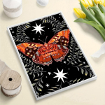 5D &bdquo;pasidaryk pats&ldquo; deimantinis drugelis žvaigždėtame danguje vir&scaron; dygsnio mozaikinio deimantinio siuvinėjimo rožė viso apvalaus/kvadratinio grąžto namų dekoravimas Round 30x40cm