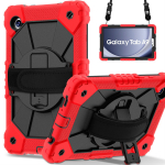 Skirtas Samsung Galaxy Tab A9 Samsung Galaxy Tab A9+ peties dirželio dizainas 360&deg; besisukanti rankena, sunkios apkrovos apsauga stovui, atsparus smūgiams, smūgiams Samsung Galaxy Tab A9