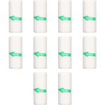 10 vnt Mini spausdintuvo popierius, 57 x 25 mm lipnus terminis popierius Spausdinamas lipdukų popierius ki&scaron;eniniam terminiam spausdintuvui rūg&scaron;čios žalios spalvos