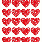 20 vnt &Scaron;irdies formos rotango rutuliukų dekoravimas Valentino dienos namų dekoravimas &bdquo;pasidaryk pats&ldquo; užpildymas Vestuvių stalo dekoravimas (raudona) 20pcs