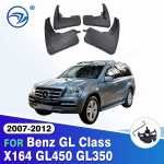 Priedų rinkinys Formuoti purvo atvartai, skirti Benz GL Class X164 GL450 GL350 2007-2012 Purvasaugiai Apsaugai nuo purslų 2011 2010 2009 2008 m. 2007-2012 gray