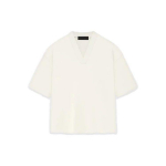 Fear of God &bdquo;Essentials&ldquo; V formos kaklo &bdquo;Cloud Dancer&ldquo; vyri&scaron;kų vir&scaron;utinių drabužių kremas 125BT234111F XL